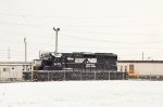 NS SD40-2 Locomotive in the yard